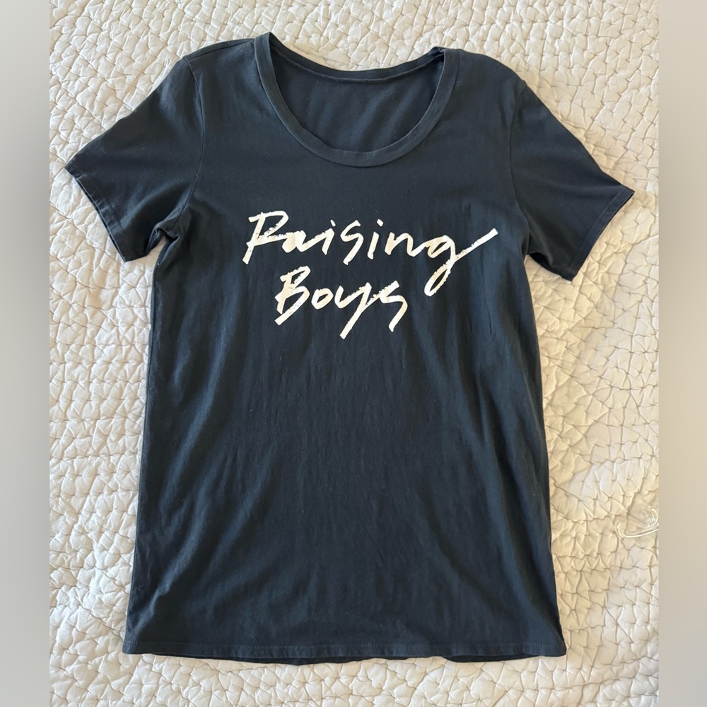 “Raising Boys” 100% Organic Cotton Tee